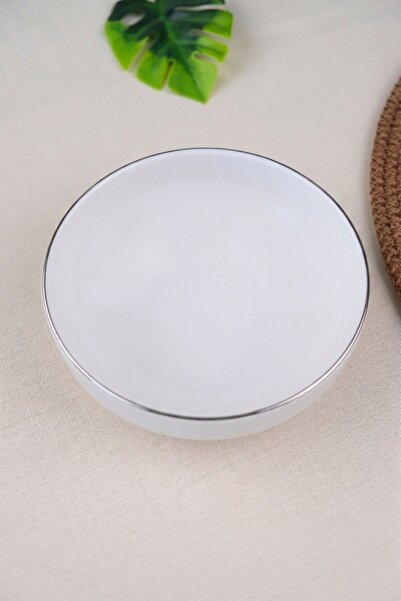 tabakevi Tabak Evi Porcelain Sofia Platinum Gilded Bowl 13,5cm 380Cc Single