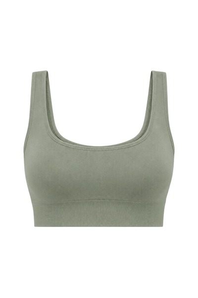 REAL DREAM Women's Sports Bustier with Support and Flexible Fit Bra