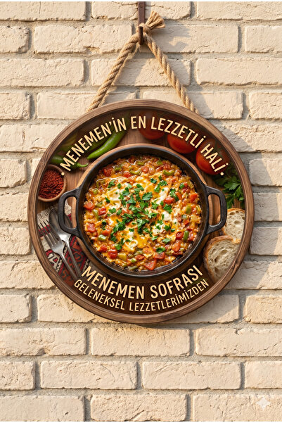 Mayeka Tablou decorativ din lemn pentru ușă de perete, pentru cafenele temati...