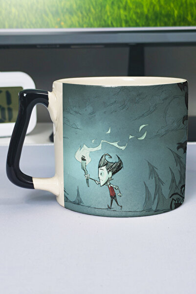 ZipZap Don'T Starve Printed Ceramic Luxury Mug (1 Piece) Special Black Handle...