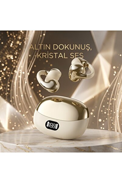 wiks Open-Ear Tasarımlı Açık Kulak Bluetooth Kulaklık, TWS Spor Kulaklığı