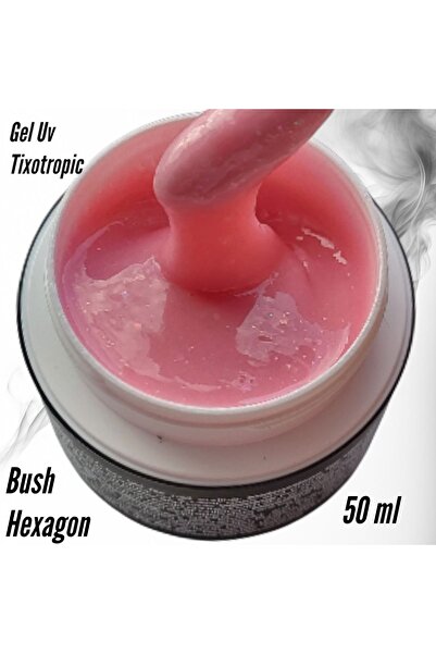 E-Unghii Gel UV Tixotropic - Blush Hexagon - 50 ml