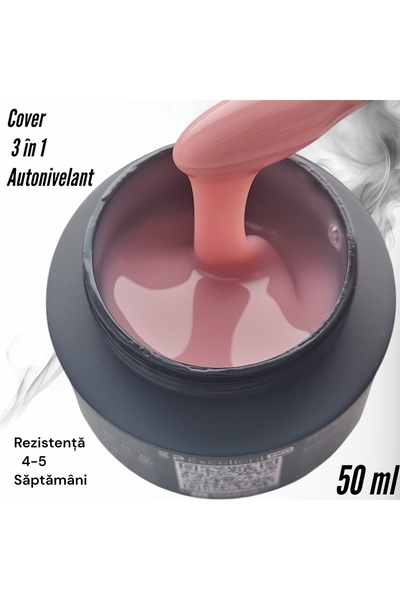 E-Unghii Gel UV Tixotropic - COVER 50 ml