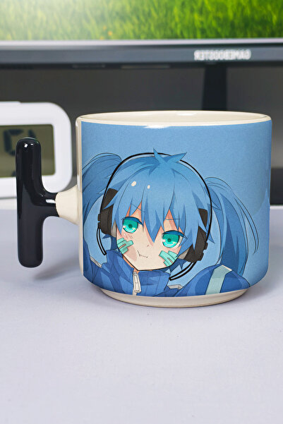 ZipZap Kagerou Project Anime Printed Ceramic Luxury Mug (1 Piece) T-Shaped Sp...