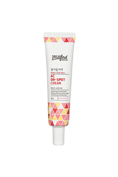 Millford Cremă coreeană anti-roșeață, anti-acnee AC On-Spot Cream, pentru pie...