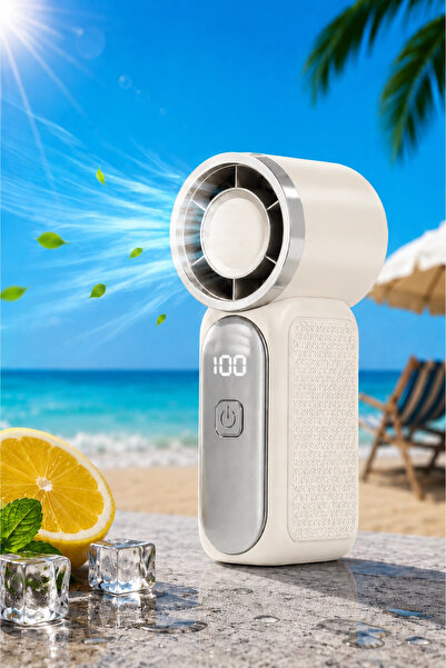 Blackbird Game Center Glr FS-24 Gri Şarj Edilebilir Mini El Fanı Yüksek Hızlı...