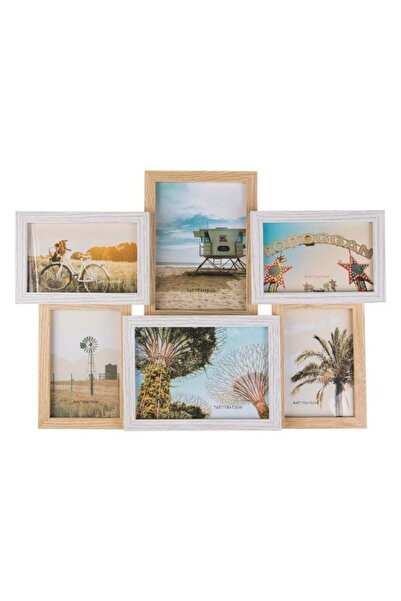 OEM Ramă foto decorativă, Multicolor, 34 x 3, Lemn / MDF, perete/masă, aminti...