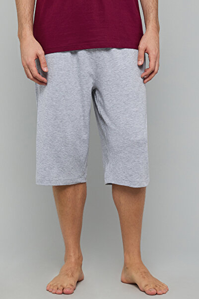 R&B Solid Lounge Shorts with Drawstring Waist