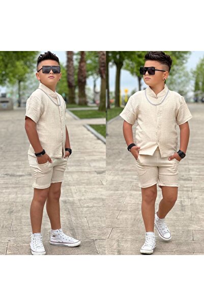 Ütk kids Linen 2-Piece Boy's Style Set