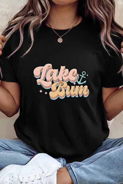 Sarah's Boutique Women's T-shirt – 100% cotton – Lake Bum