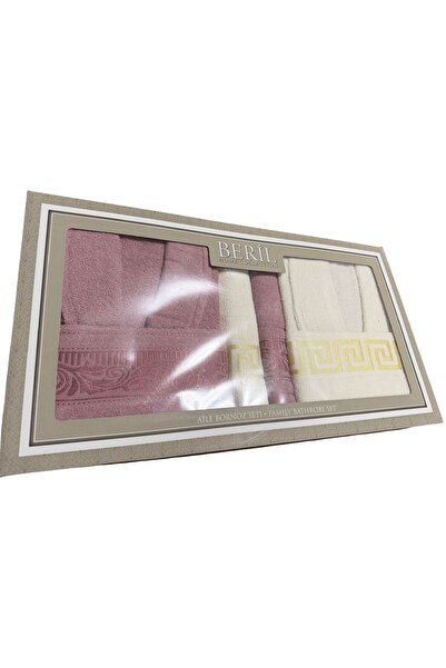 OEM Set cadou premium cu 2 halate de baie unisex și 4 prosoape 100% bumbac mo...
