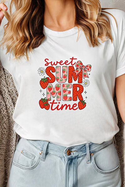 Sarah's Boutique Women's T-shirt – 100% cotton – Sweet Summertime