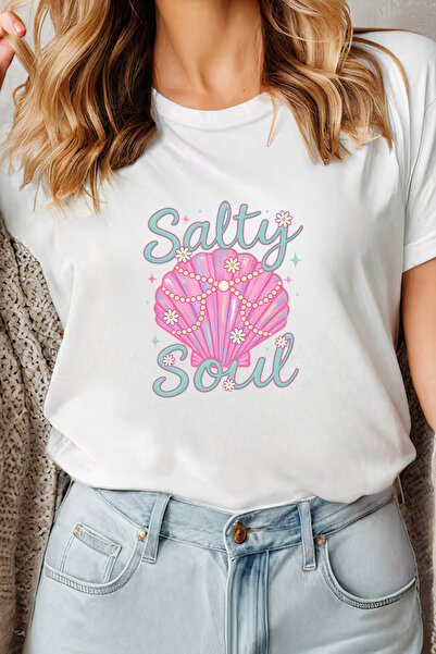 Sarah's Boutique Women's T-shirt – 100% cotton – Pearl Shell