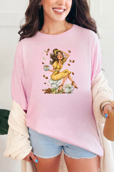 Sarah's Boutique Women's T-shirt – 100% cotton – Coffee Vibes