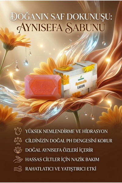 Destek Aynısefa Sabunu 150 gr | Günlük Bakım ve Temizlik İçin Bitkisel Esinti...