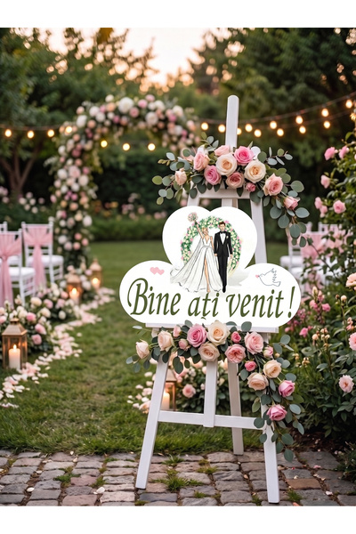 Bello Carino High quality decoration products Wedding Welcome Sign – Romantic...