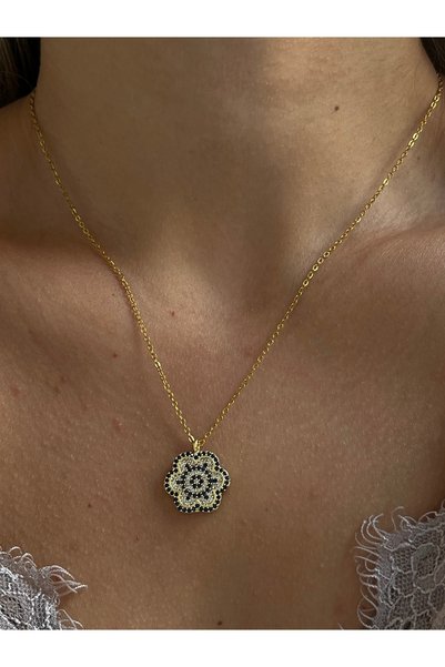 Twinssis Accessories 316L Zirkon Taşlı Çelik Kolye