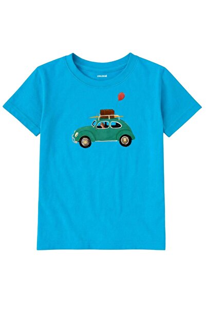 Colermi Kids' T-Shirt - Balloon Ride Car Design