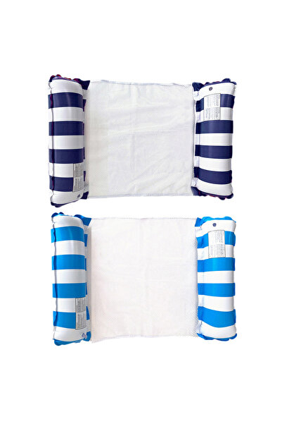 Choice14 DB-2 Portable Inflatable Pool Float Bed Foldable Floating Lounge Cha...