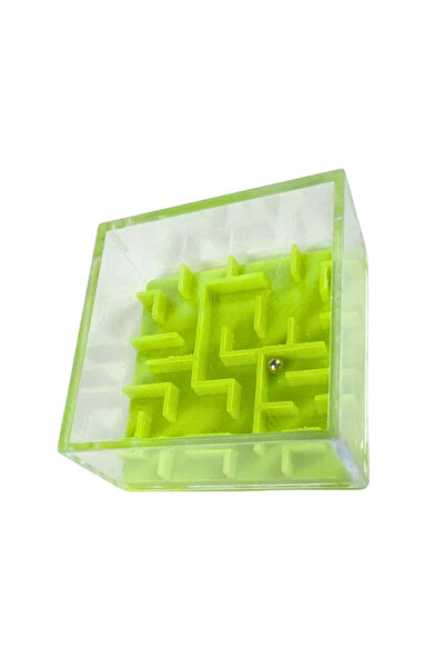 Puzzle مكعب متاهة الكرة الفضية صغير - لعبة ذكاء