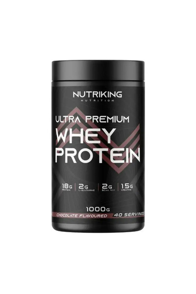 Nutriking Whey Protein Powder 1000g 40 Servings Chocolate Flavored
