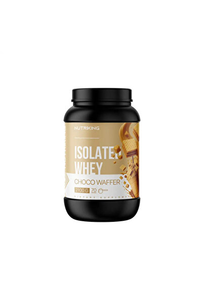 Nutriking İzole Whey 2100G 70 Servis Protein Tozu Çikolatalı Gofret Aromalı