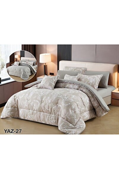 SFT Summer Royal 8 Pieces Reversible Luxury Bedspread Set for You and Your El...
