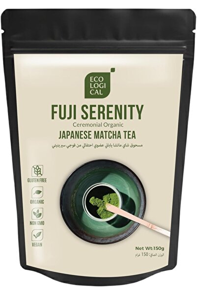 Ecological Fuji Serenity Ceremonial Organic Matcha Tea Powder 150g – Premium ...