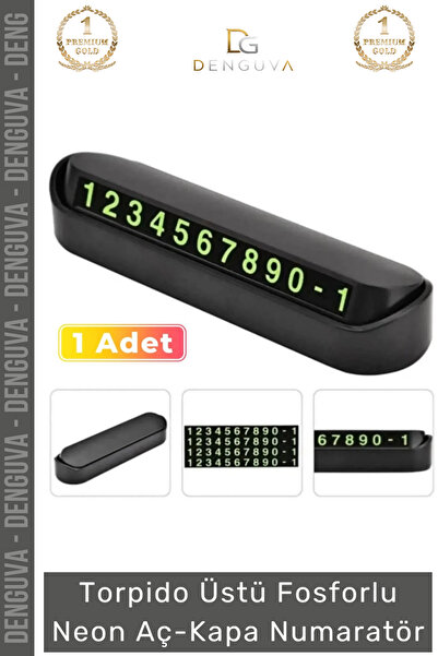 Denguva # Numberer In-Car Magnetic Stylish Design Parking Phone Number Hider ...