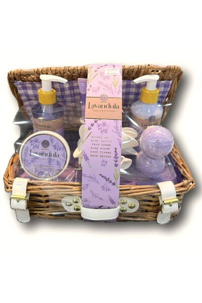 Aurora Special gift basket, Lavender Picnic Collection model, with premium la...