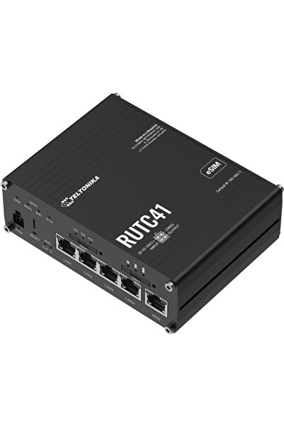 Teltonika TELTONIKA Industrial Router, 4G LTE Cat 4, Wi-Fi 6 Dual-Band, 5x Gi...