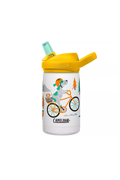 Camelbak EDDY PLUS KIDS BOTTLE INSULATED STAINLESS STEEL 350ML BIKING DOGS