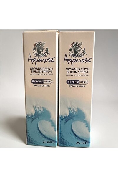 SANTASYA 2 ADET OKYANUS SUYU AQUANOSE 25 ML BURUN SPREYİ