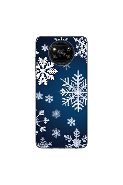 OEM Husa compatibila cu Xiaomi Poco X3 Pro Silicon Gel Tpu Model Fulgi de Nea