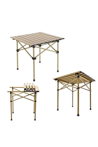 Zenorius Masa Pliabila 53x51x50cm cu Cadru Metalic, si Blat Rezistent pentru ...