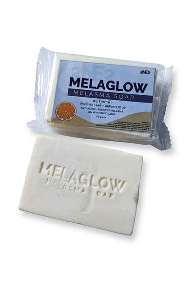 Melaglow صابون 2NE2 لتفتيح البشرة 100 جرام مع حمض الكوجيك وزيت شجرة الشاي للب...