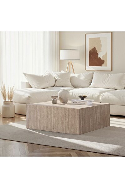 Rani Mobilya Rani Home Orta Sehpa Traverten 90Cm AB-5282