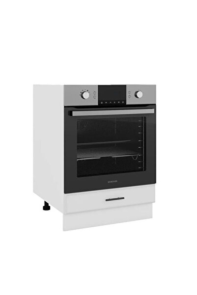 Sani Dulap inferior pentru cuptor, Soft premier, 60 x 48 x 82 cm, Alb