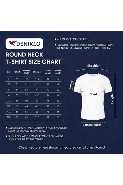 deniklo Men's Loose Fit T-Shirt (Pack of 2)