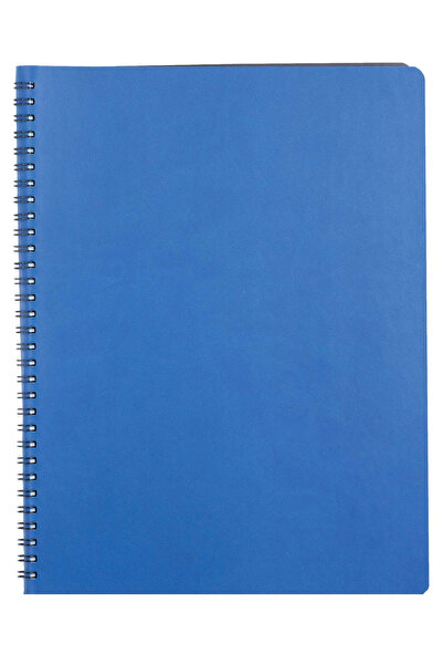Ego Spiral-bound A4 Undated Agenda Blue Siena