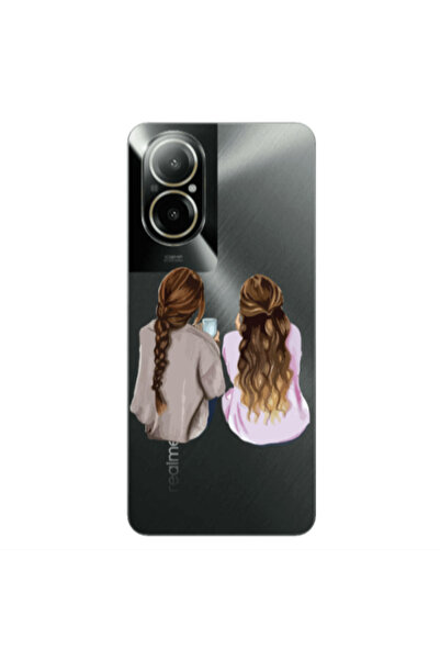 Other Realme C67 Friends Transparent Silicone TPU Θήκη