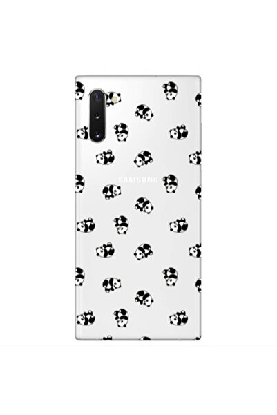 Other Samsung Note 10 Plus Small Pandas Transparent Silicone TPU Θήκη