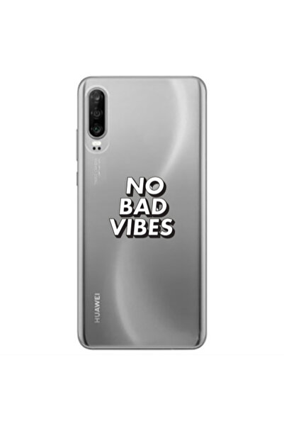 Other Huawei P30 No bad vibes Transparent Silicone TPU Θήκη