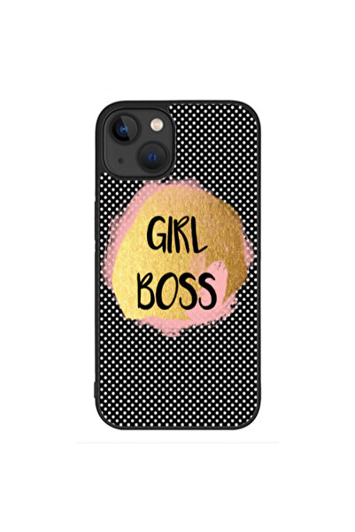 Other Apple iPhone 13 Mini Girl boss make up Black Glossy Θήκη