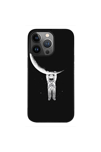 Other Apple iPhone 13 Pro Swinging on the moon Black Glossy Θήκη