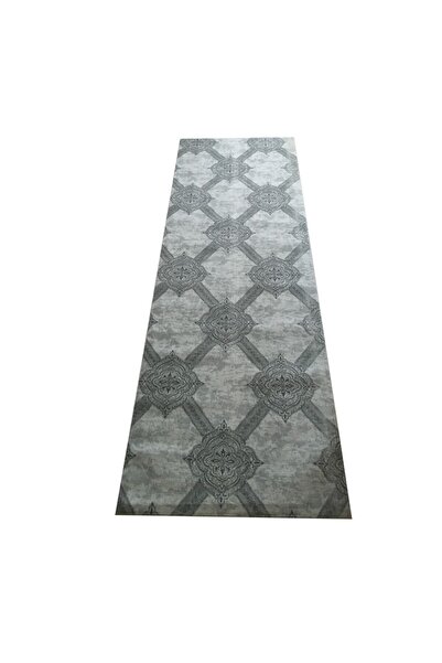 OEM Ramble Anti-Slip Rug , Grey with Black, Polyester