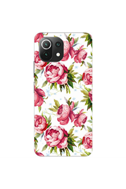 Other Xiaomi Mi 11 Lite Roses and laves Transparent Silicone TPU Θήκη