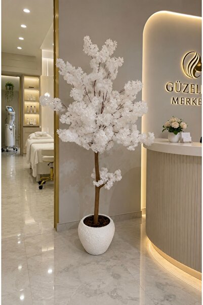 Mila botanica Yapay Beyaz Sakura Ağacı 180 cm
