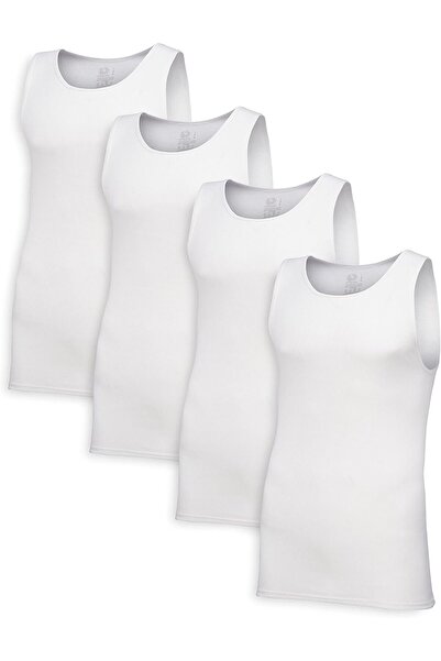 Fruit of the loom Men's High-Quality 4-Pack White T-Shirt