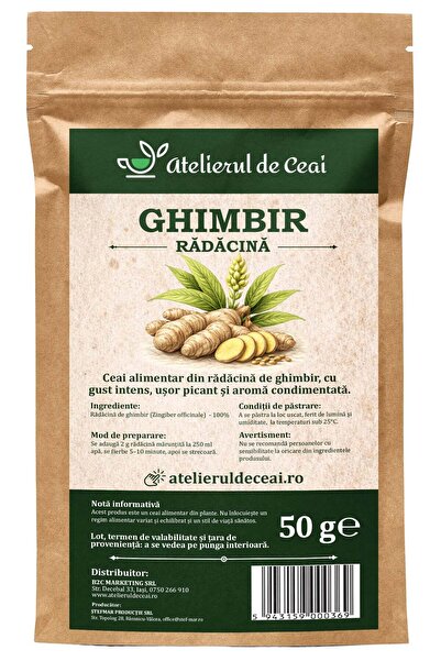 atelierul de ceai Ceai de rădăcină de ghimbir
